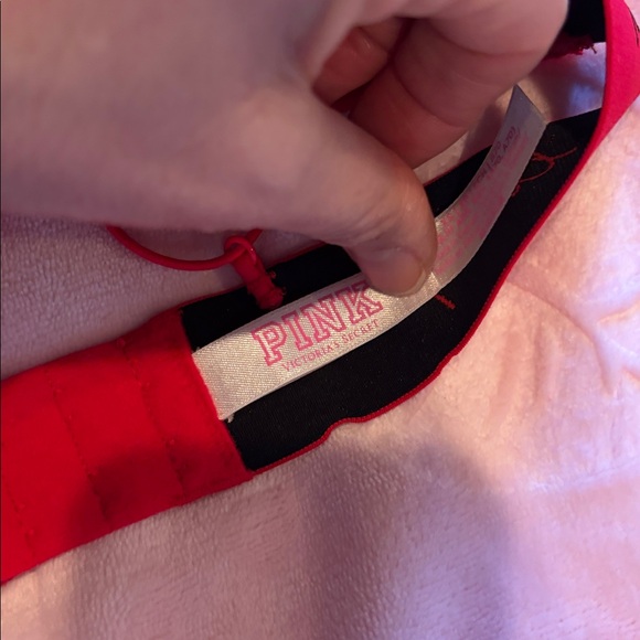 PINK Victoria's Secret Lace Bralette - Vibrant Red - Picture 8 of 8